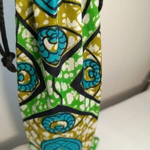 Tissu cadeau africain pour bouteille