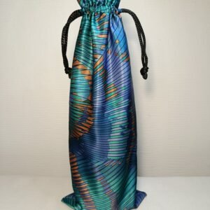 Tissu cadeau satiné pour bouteille